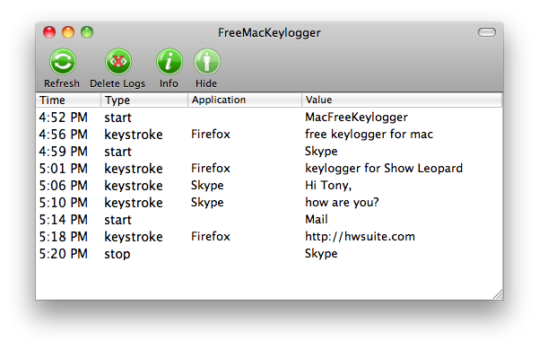 emissary keylogger free download mac